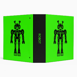 Robot - Green (2.0in) Binder
