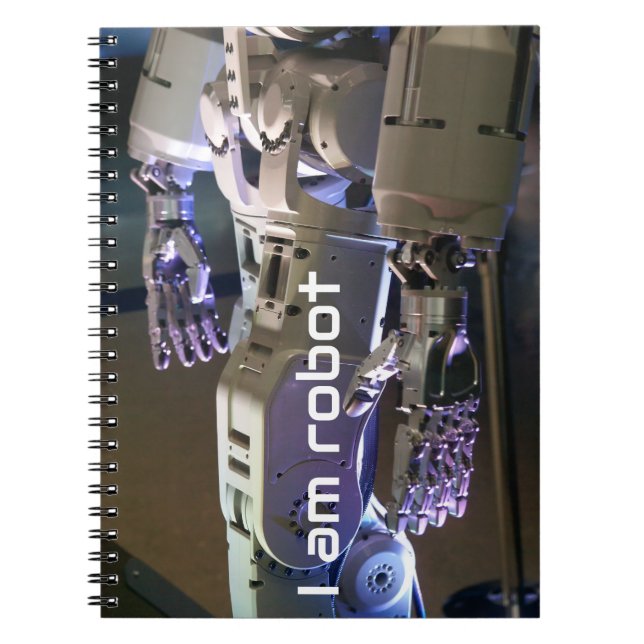 Robot hands  notebook (Front)