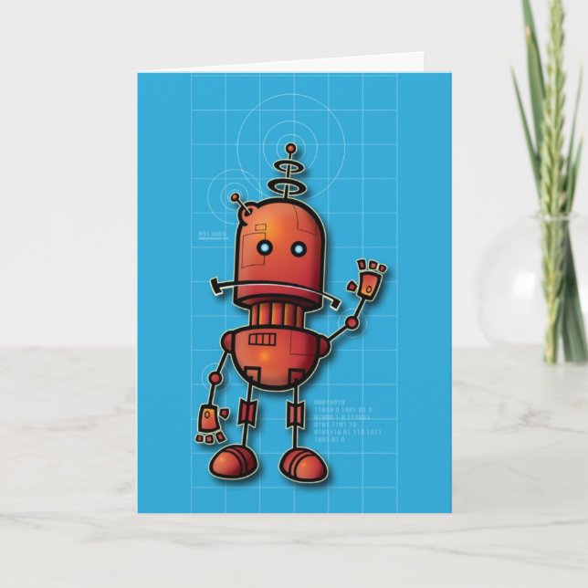 Robot Hello Card (Front)