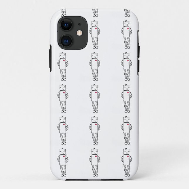Robot iPhone 5 Coque (Dos)
