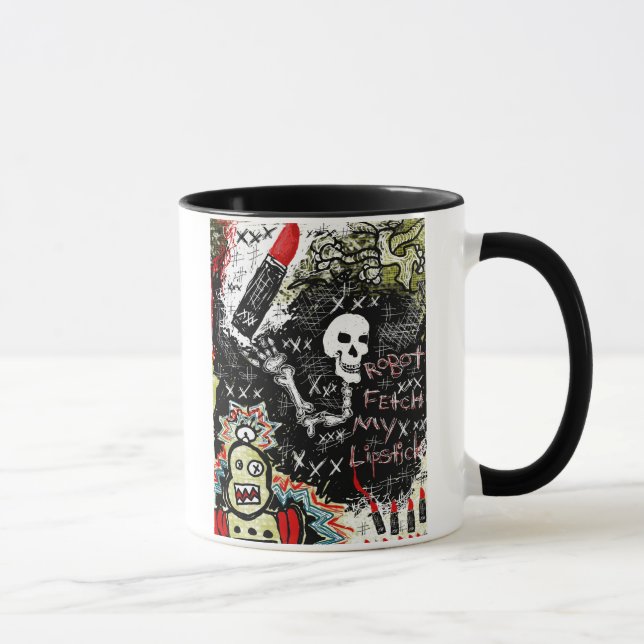 Robot Lipstick mug (Right)