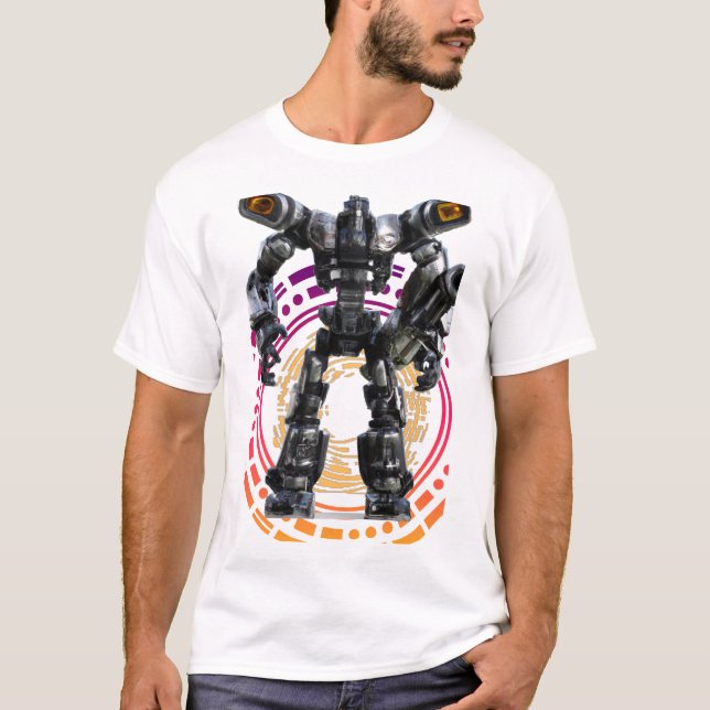 Robot Lourds Machinerie Classic Terminator T-shirt (Devant)