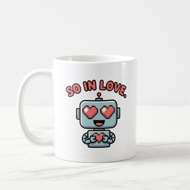 Robot Love, Coffee Mug (Left)