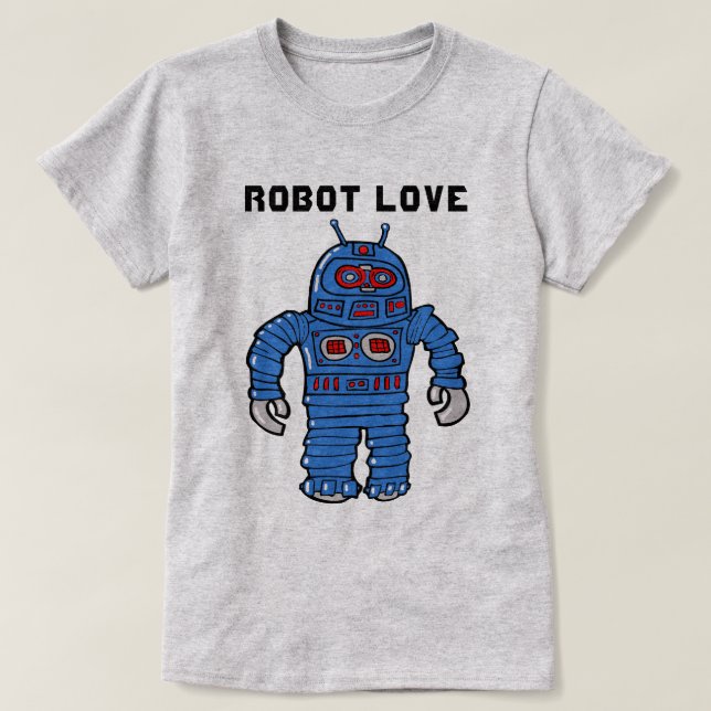 Robot Love T-Shirt (Design Front)