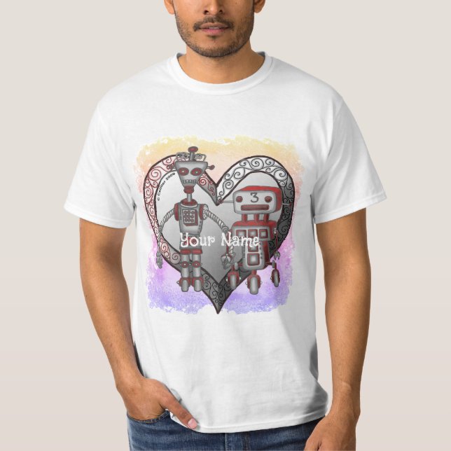 Robot Love   t-shirts (Front)
