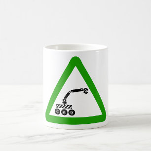 Robot Machine Sign Coffee Mug