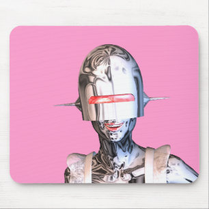 robot maid mouse pad