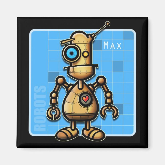 Robot Max magnet (Front)