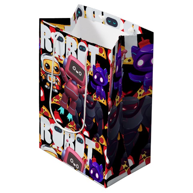 ROBOT MEDIUM GIFT BAG (Front Angled)