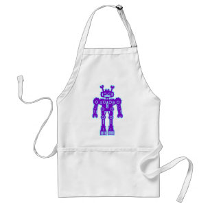 Robot Mk I - Purple and Blue Standard Apron