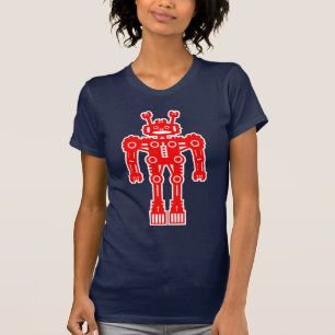 Robot Mk I - (Red) - Customized T-Shirt