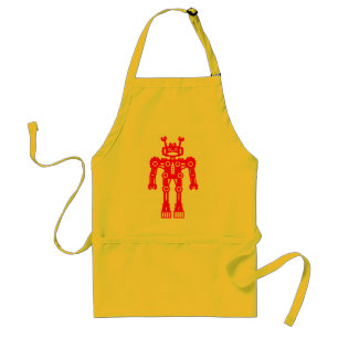 Robot Mk I (red) Standard Apron