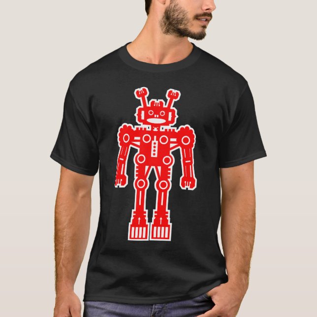 Robot Mk I - (Red) T-Shirt (Front)
