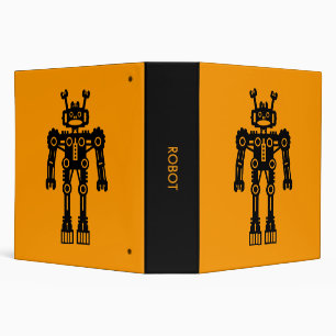 Robot - Orange (2.0in) Binder