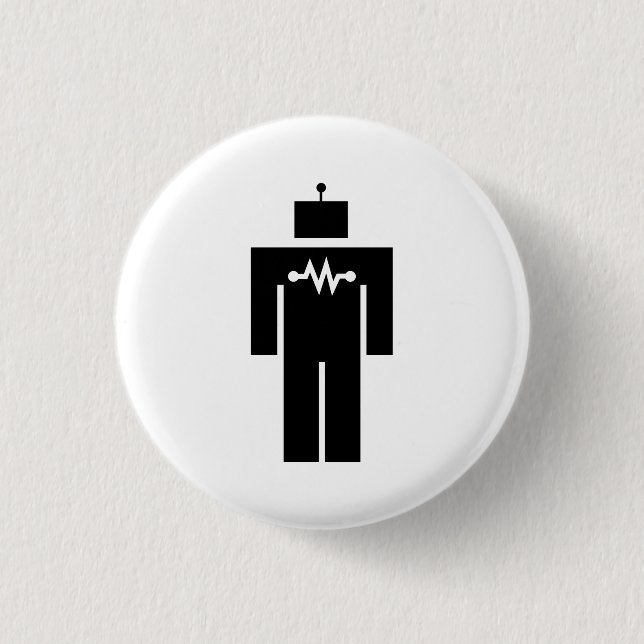 Robot Pictogram Button (Front)