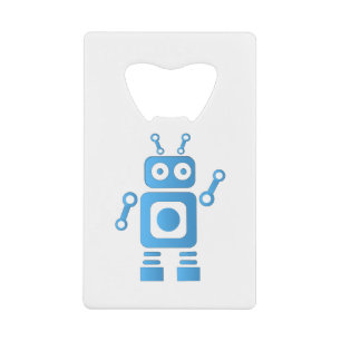 Robot rétro bleu