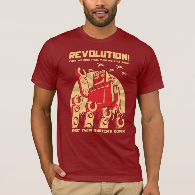 Robot Revolution T-Shirt (Front)