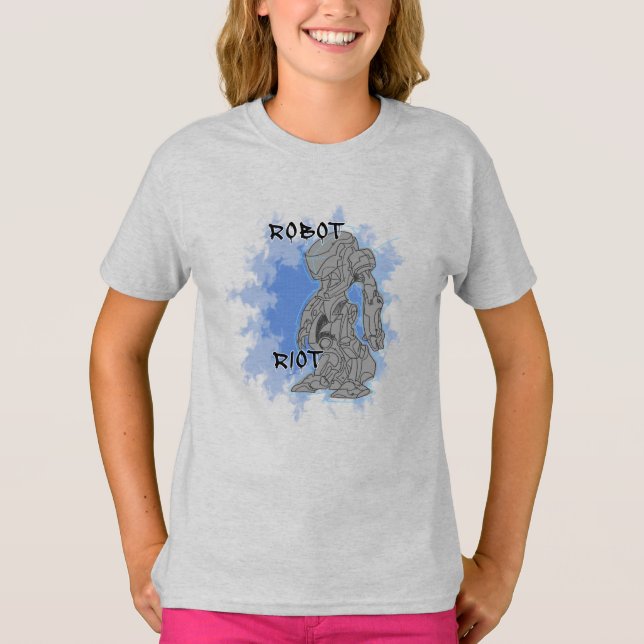Robot Riot 14 Kids Shirts (Front)