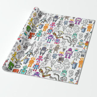 Robot Robotics World Wrapping Paper