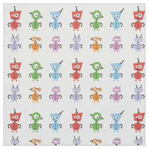 Robot Robots Monster Fabric