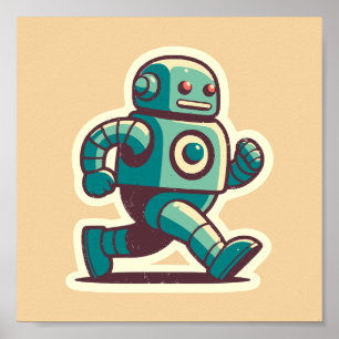Robot Runner Poster