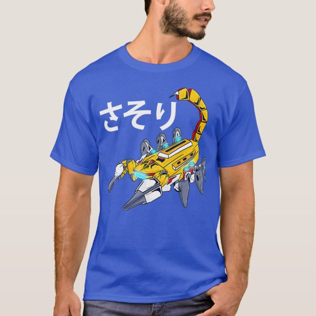 Robot Scorpion Japanese Anime Insect T-Shirt (Front)