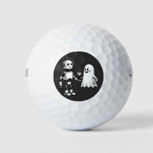 Robot Shaking Ghost Spooky Halloween Rebotic  Golf Balls