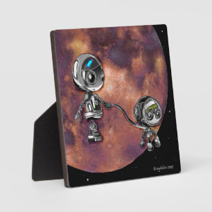 Robot Space Walk  Plaque