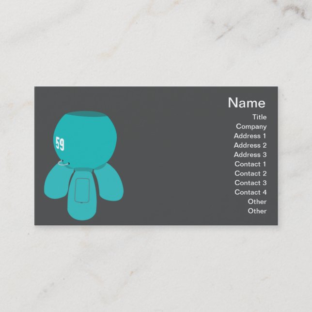 Robot Spyder - Business Business Card (Front)