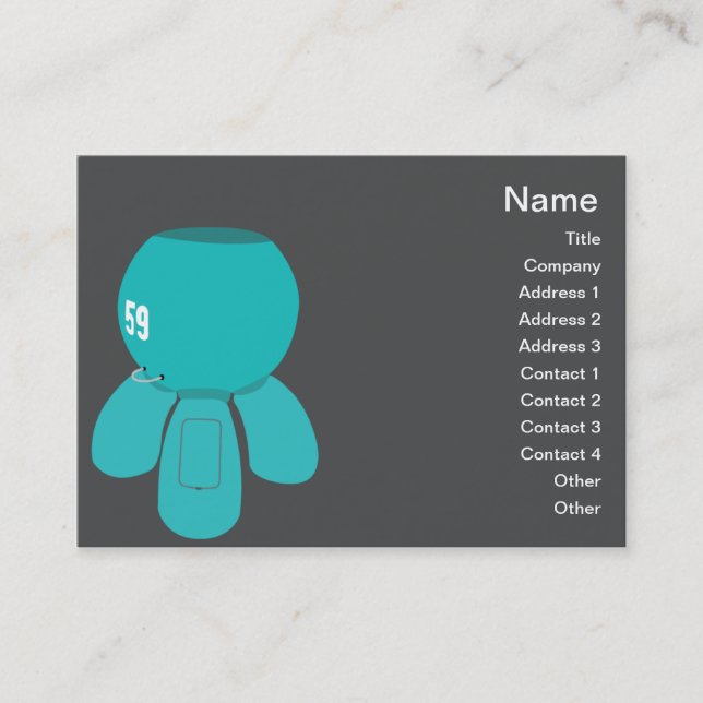 Robot Spyder - Chubby Business Card (Front)
