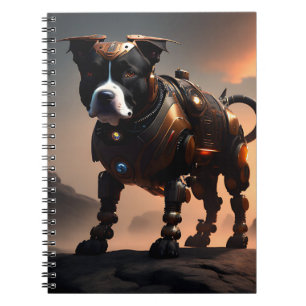 Robot Staffordshire Bull Terrier, Notebook