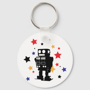 Robot Star Keychain