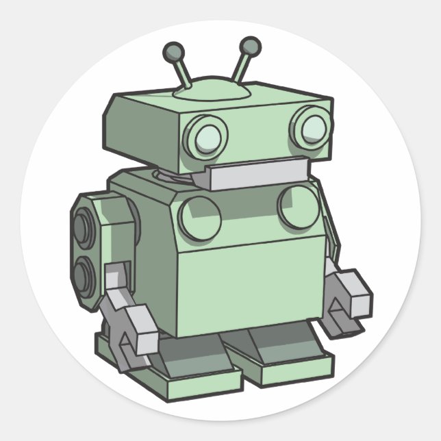 Robot sticker large (Front)
