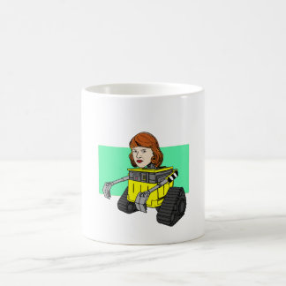 Robot Sylvia Plath Coffee Mug