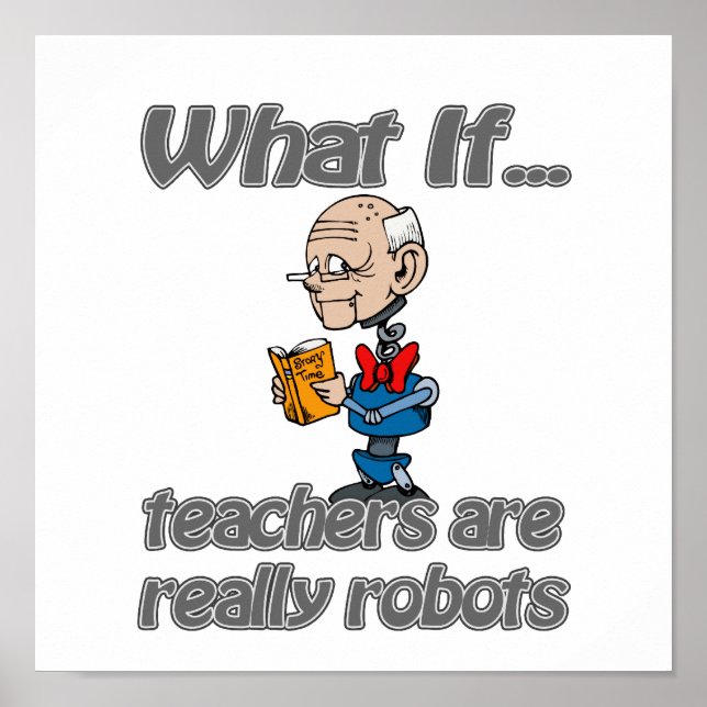 robot teachers poster (Front)