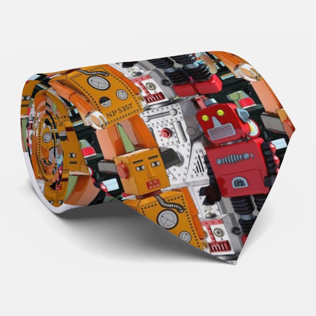 robot tie (Rolled)