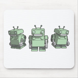 Robot Trio mousepad
