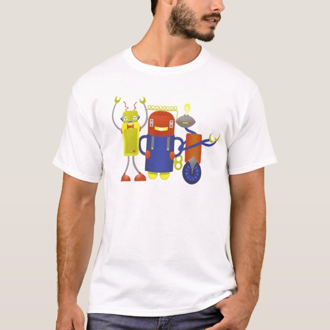 Robot Trio T-Shirt (Front)