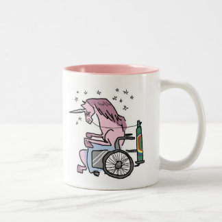 Robot Unicorn Attack Two-Tone Coffee Mug