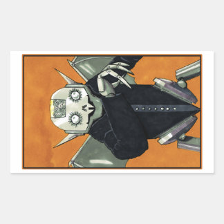 Robot Vampire Dracula Monster  Sticker