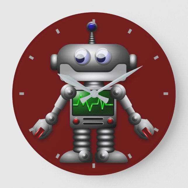 Robot Wall Clock (Front)