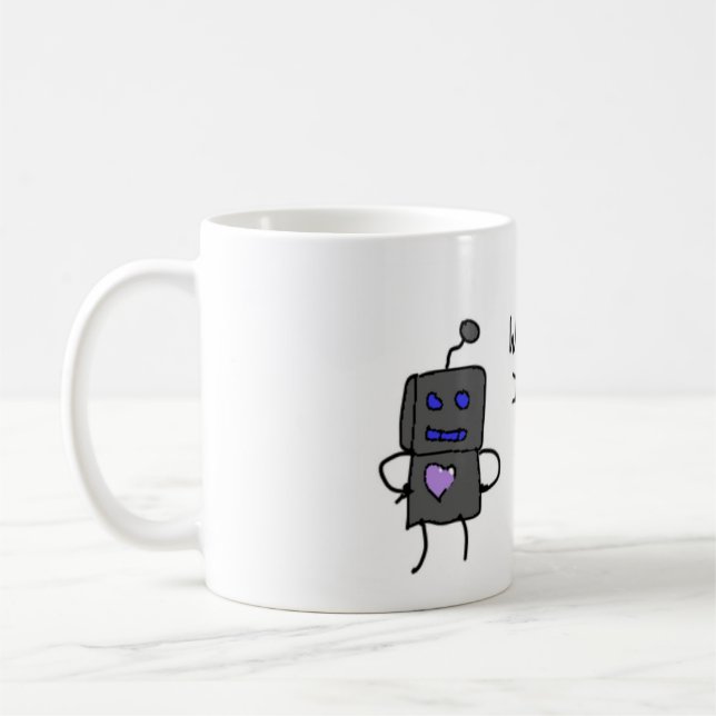 Robot What if I didn't? Mug (Left)