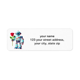 Robot with Rose