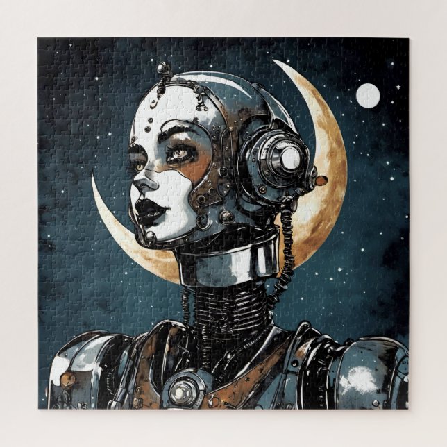 Robot Woman III Jigsaw Puzzle (Vertical)