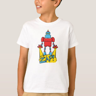 Robot Zapping Illustration T-Shirt