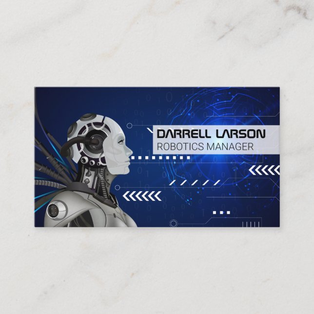 Robotic Artificial Intelligence Business Card (Front)