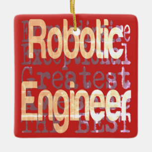 Robotic Engineer Extraordinaire Ceramic Ornament