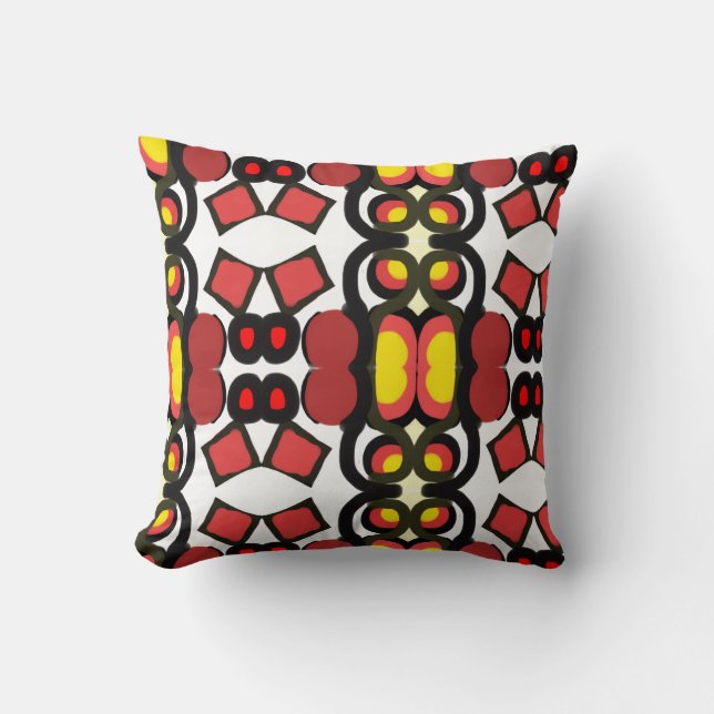 Robotic Throw Pillow (Front)