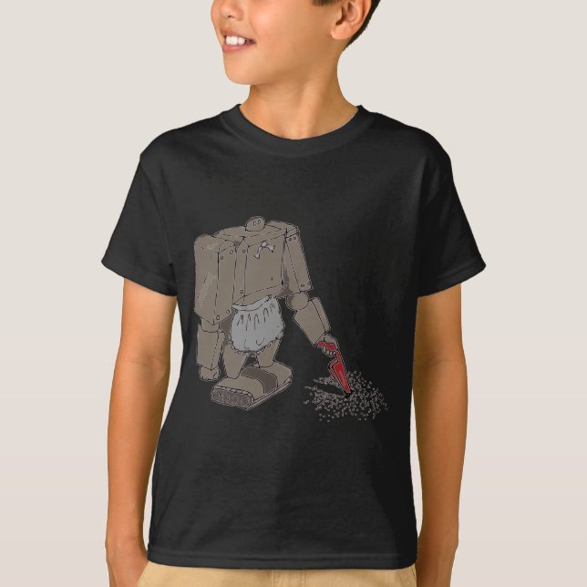 Robotic Vacuum Cleaner T-Shirt (Front)