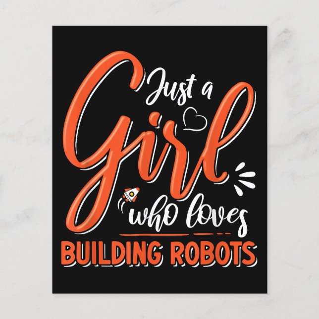 Robotics Engineer Robot Lover Engineering Girl Rob (Front)